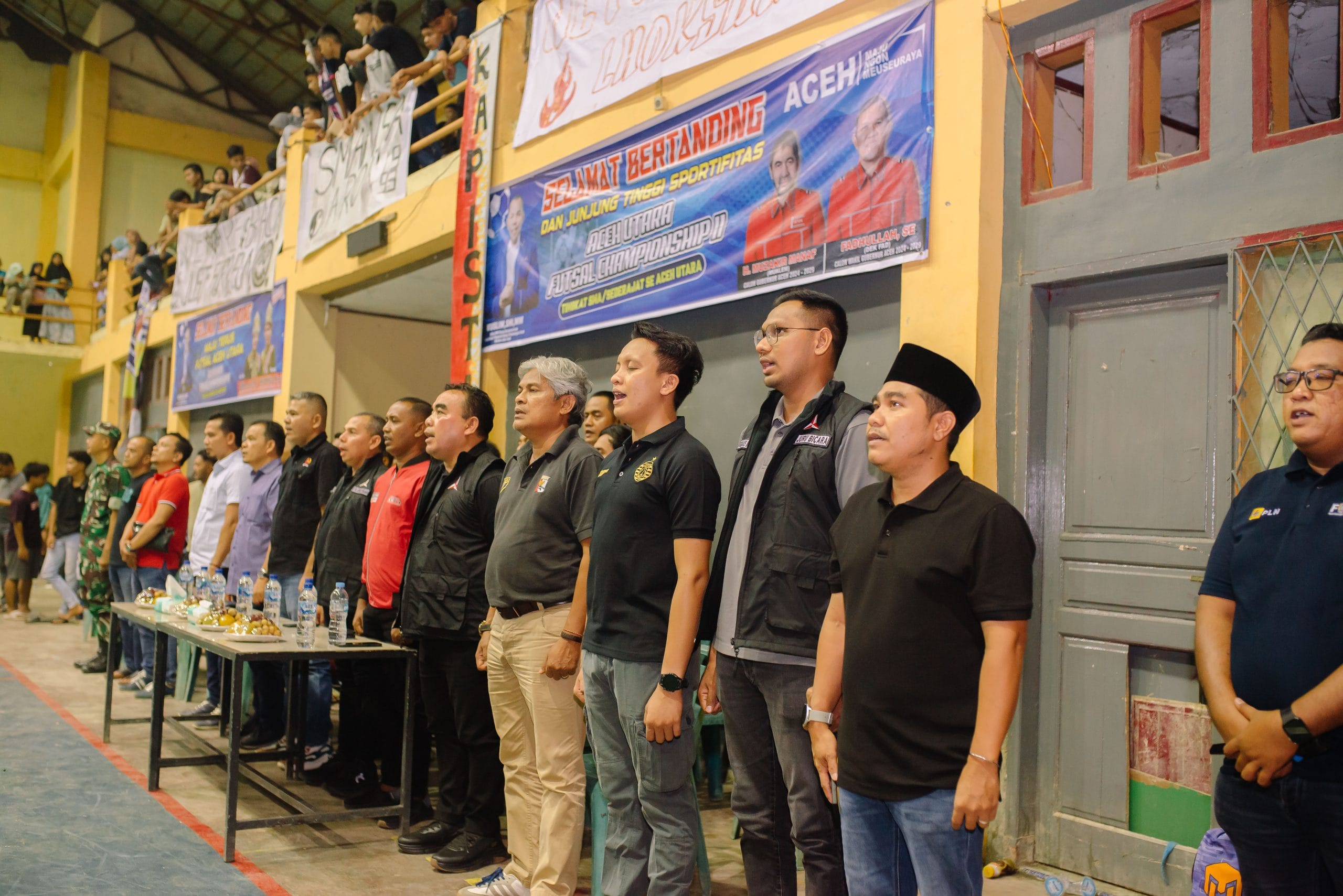 Muslim, S.HI.,MM Buka Turnamen Aceh Utara Futsal Championship II