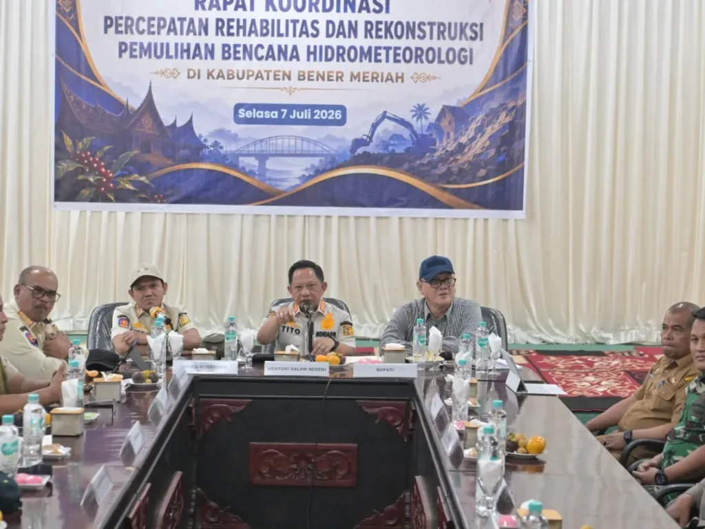 Foto: Rapat kerja Mendagri di Bener Meriah