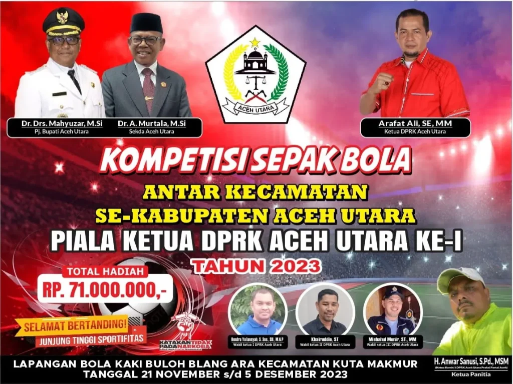 Foto: Poster Turnamen Bola