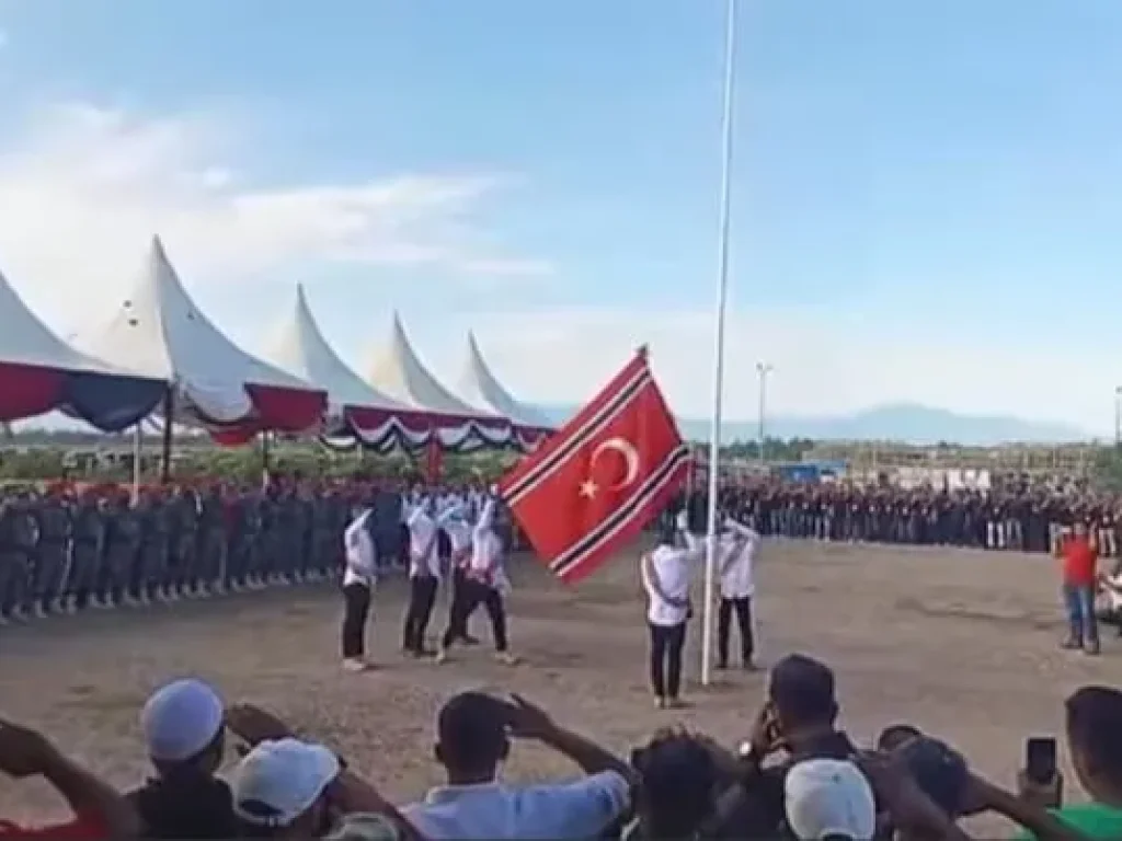 Foto: Perayaran Milad Gerakan Aceh Merdeka (GAM) ke 47 Tahun dilapangan Claster I PT Pema Global Energi