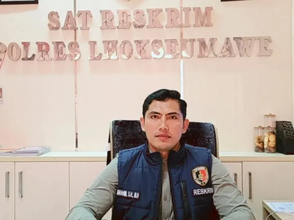 Foto: Kasat Reskrim Polres Lhokseumawe,  IPTU Ibrahim