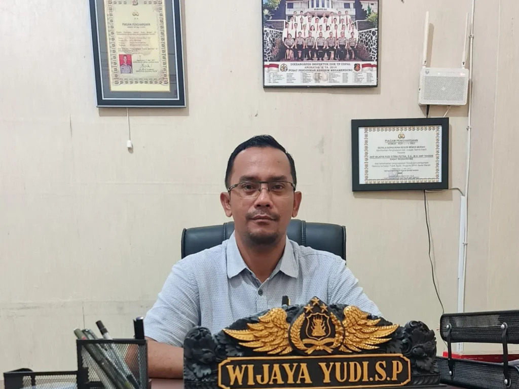 Foto: Kasat Narkoba AKP Wijaya Yudi Stira Putra