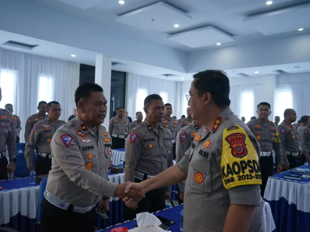 Foto: Kapolda Aceh Irjen Achmad Kartiko menyampaikan apresiasi kepada Ditlantas dan jajaran dalam upaya meminimalisir laka lantas.