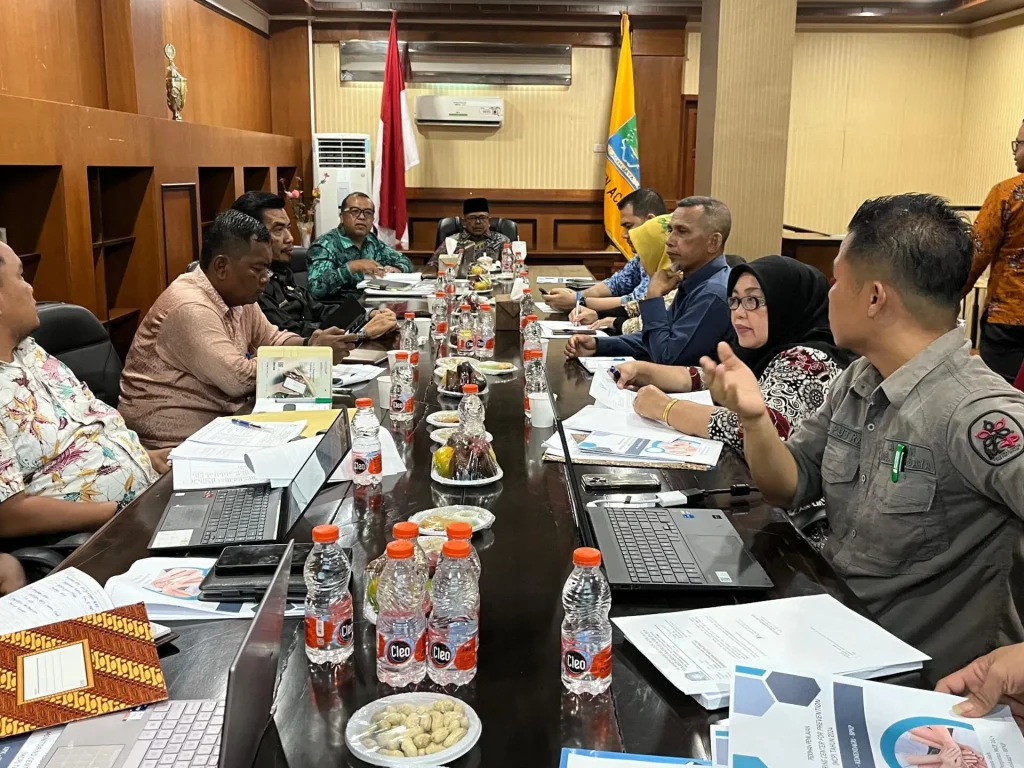Foto: Pemerintah Kabupaten (Pemkab) Aceh Jaya berkomitmen untuk meningkatkan nilai Monitoring Center for Prevention (MCP) Komisi Pemberantasan Korupsi (KPK) tahun 2024.