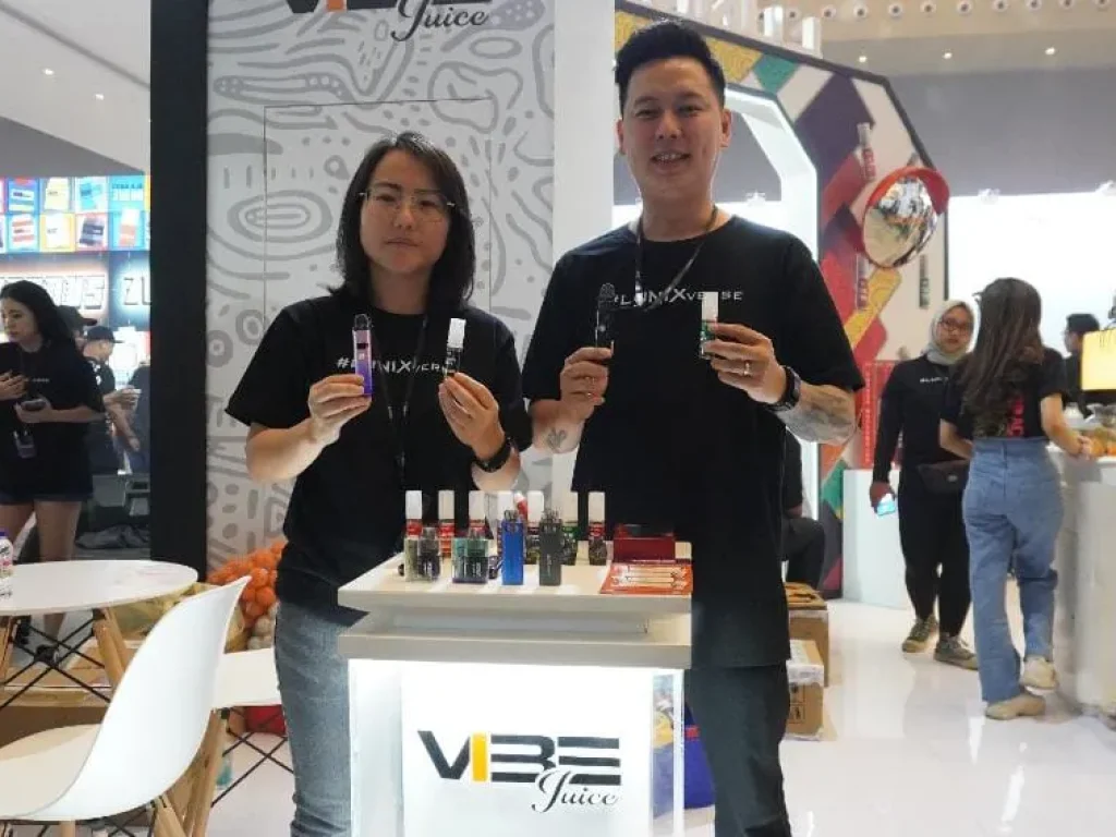 Foto: Lunix Memperkenalkan Vape Draco pada Acara JIVE di Jiexpo Kemayoran