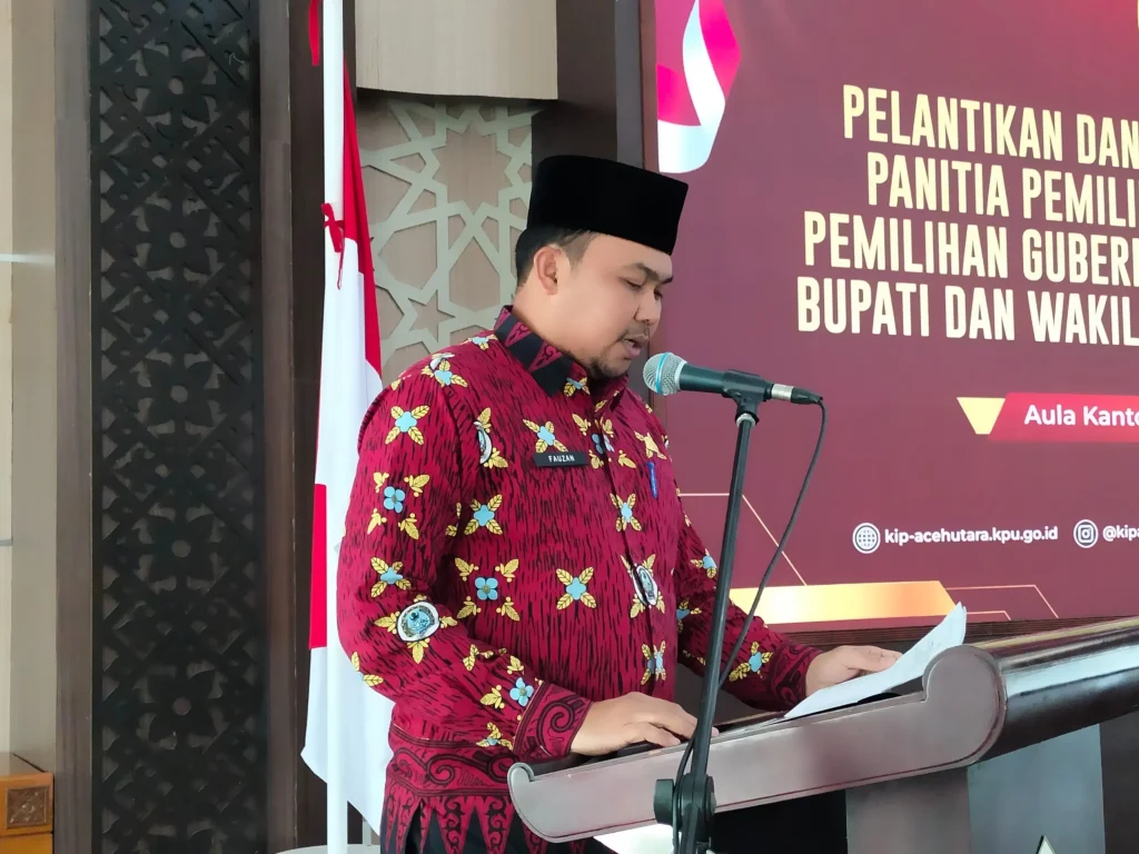 Foto: Pelantikan PPK, Pj Mahyuzar Ingatkan Proporsional dan Tetap Menjaga Netralitas