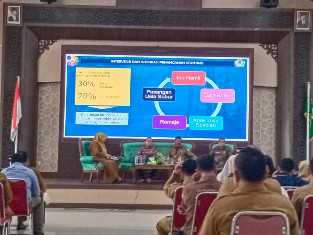 Foto: Rembuk Stunting 2024 yang berlangsung di aula Kantor Bupati Landing