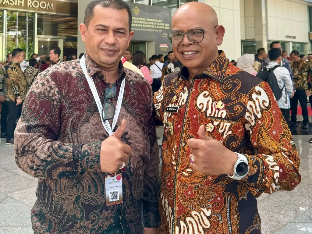 Foto: Pj Bupati Aceh Jaya, Dr A Murtala M.SI bersama Ketua DPRK Aceh Utara