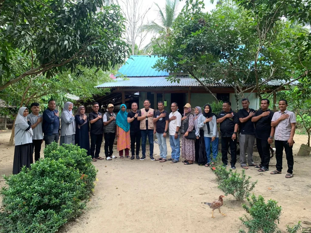 Foto: Panwaslih dan KIP Aceh Utara Pantau Proses Coklit di kecamatan Nibong