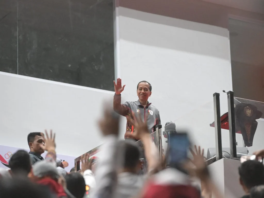 Foto: Presiden RI, Joko Widodo membuka Pekan Olah Raya Nasional (PON) XXI Aceh Sumut di Stadion Harapan Bangsa Banda Aceh, 9/9/2024