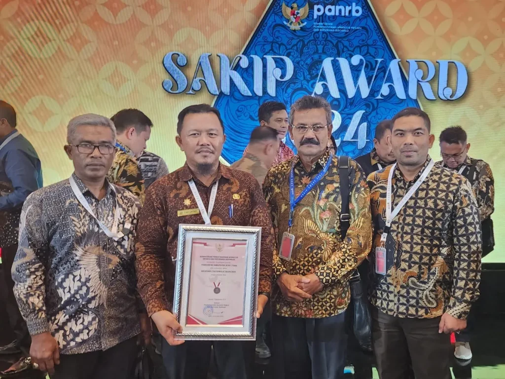 Foto: Pemerintah Kabupaten Aceh Utara berhasil meningkatkan performa Sistem Akuntabilitas Kinerja Instansi Pemerintah (SAKIP) dari Predikat CC pada tahun-tahun sebelumnya, menjadi Predikat B berdasarkan hasil evaluasi SAKIP tahun 2024.