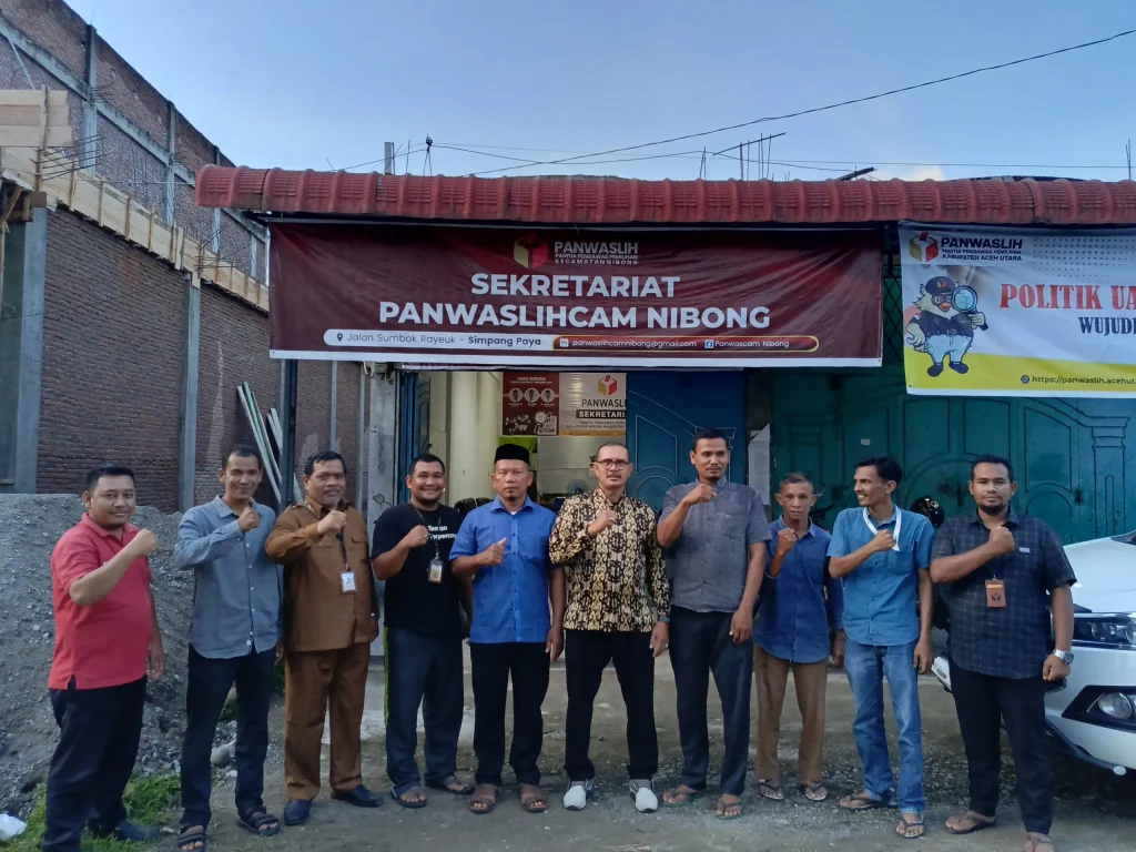 Foto: Panwaslih Aceh dan Panwaslih Aceh Utara Monev Tahapan Rekrutmen PTPS di Kecamatan Nibong