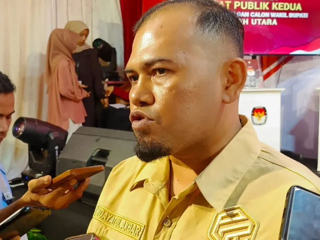 Foto:  Ketua KIP Aceh Utara Hidayatul Akbar