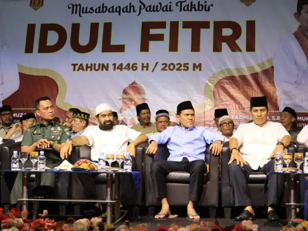 Foto: Wakapolda Aceh Hadiri Pelepasan Pawai Takbir Keliling Hari Raya Idul Fitri 1446 H