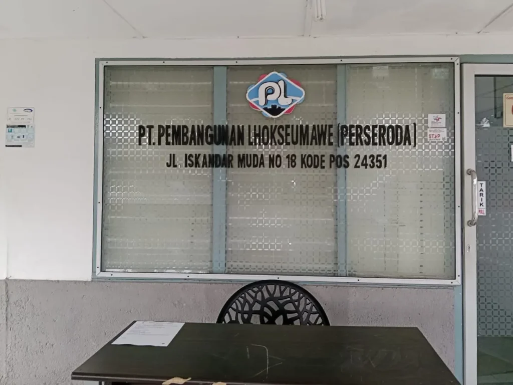 Foto: Kantor PT Pembangunan Lhokseumawe